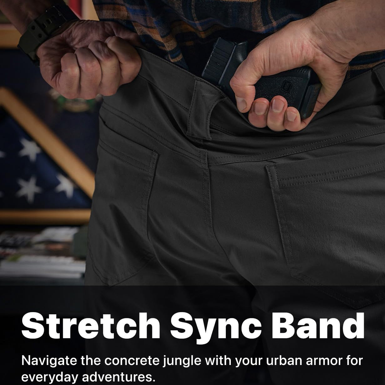 CQR Men's Vent Stretch Pants