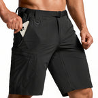 CQR Men's Quick Dry Stretch Hiking Cargo Shorts