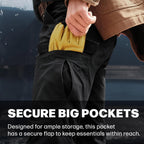 CQR Men's Winter Tactical Cargo Pants, Thermal Fleece Lined
