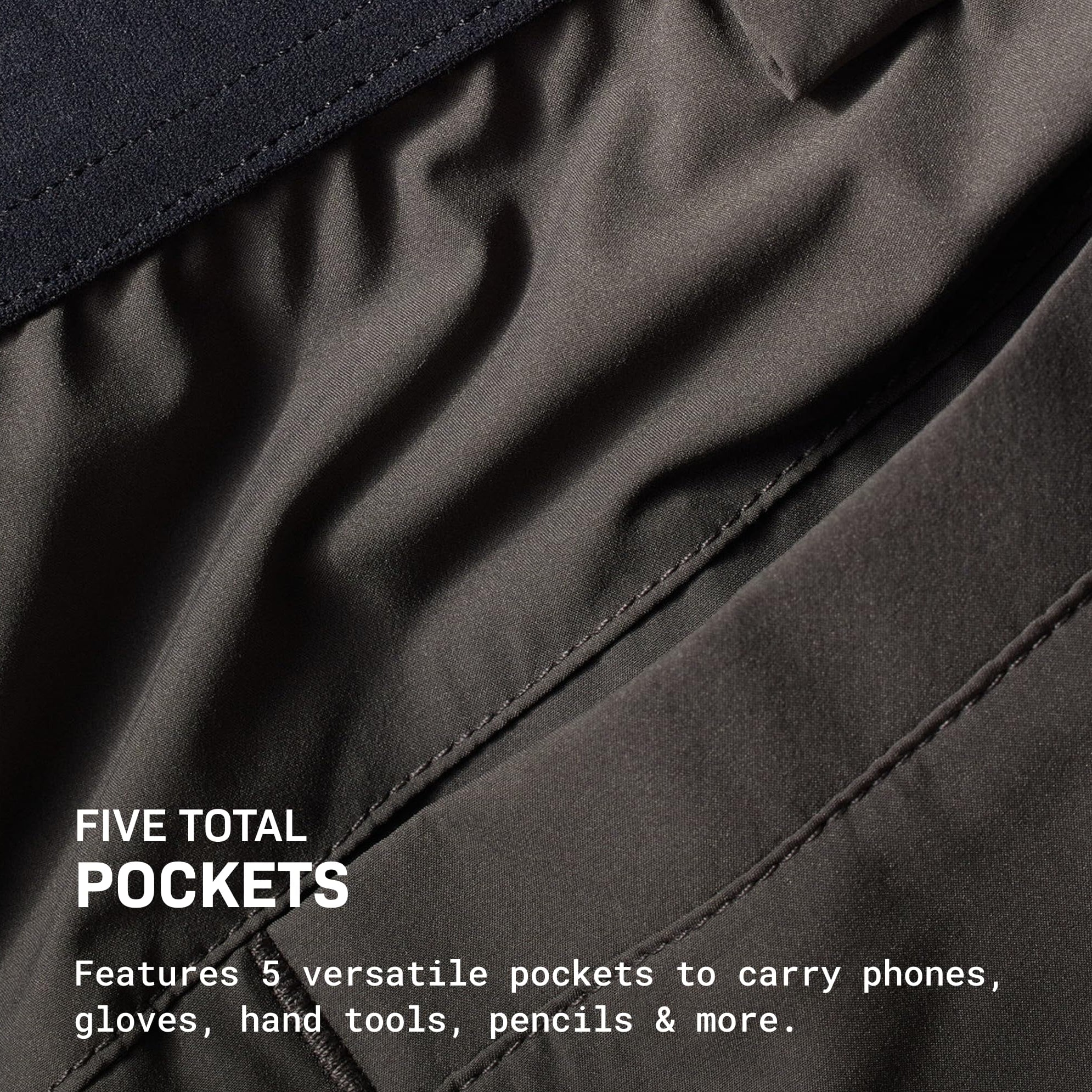 TRUEWERK Men's Cloud Shorts - Ultra-Lightweight Work Shorts