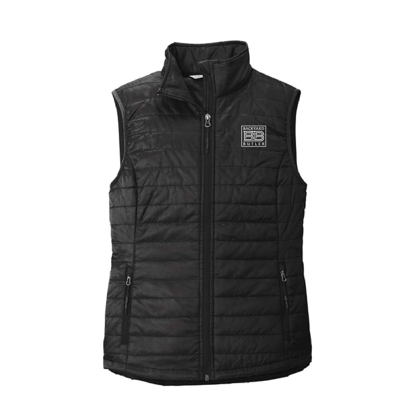 Women's Packable Puffy Vest Embroidered Logo